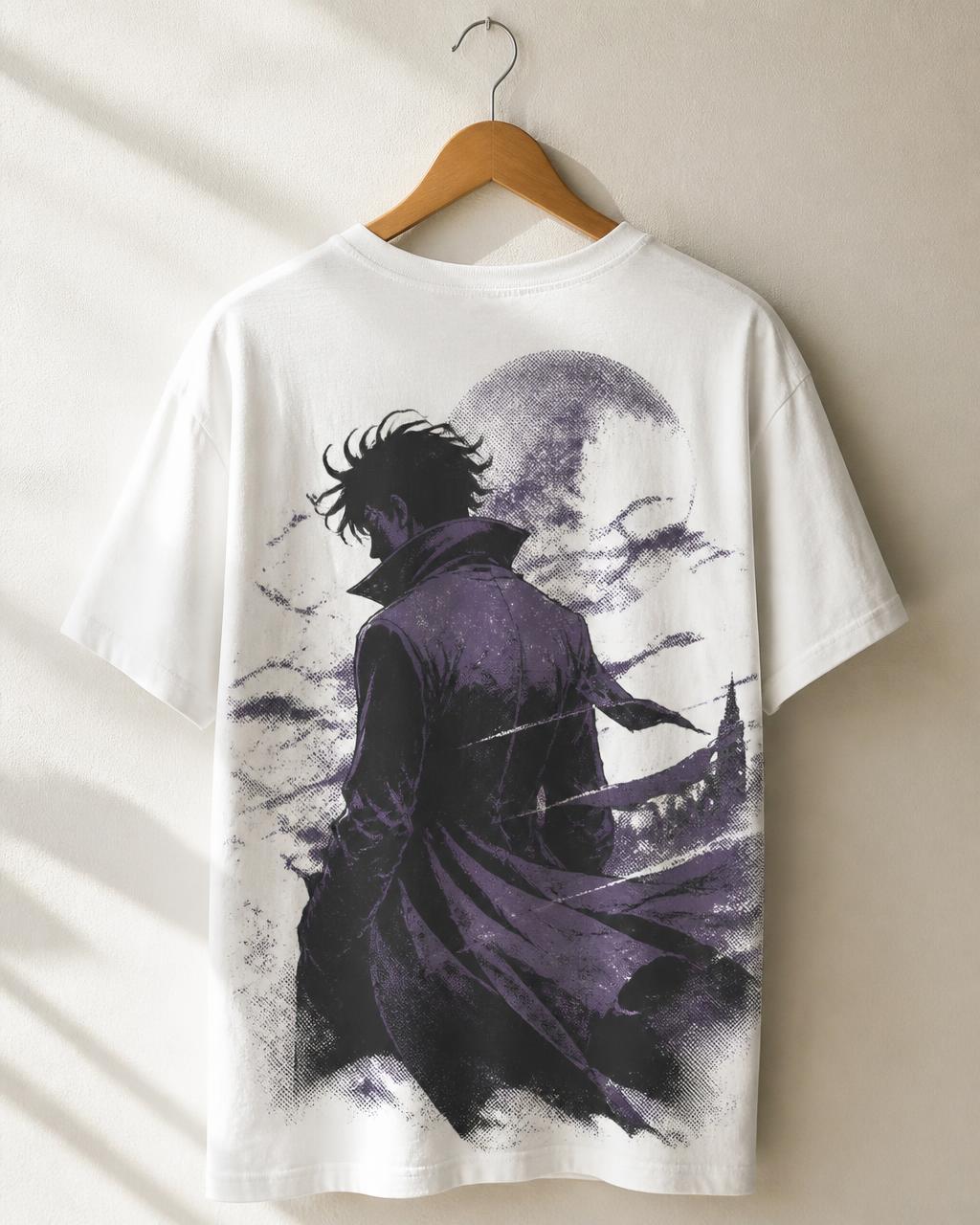 T-shirt with anime-inspired illustration
