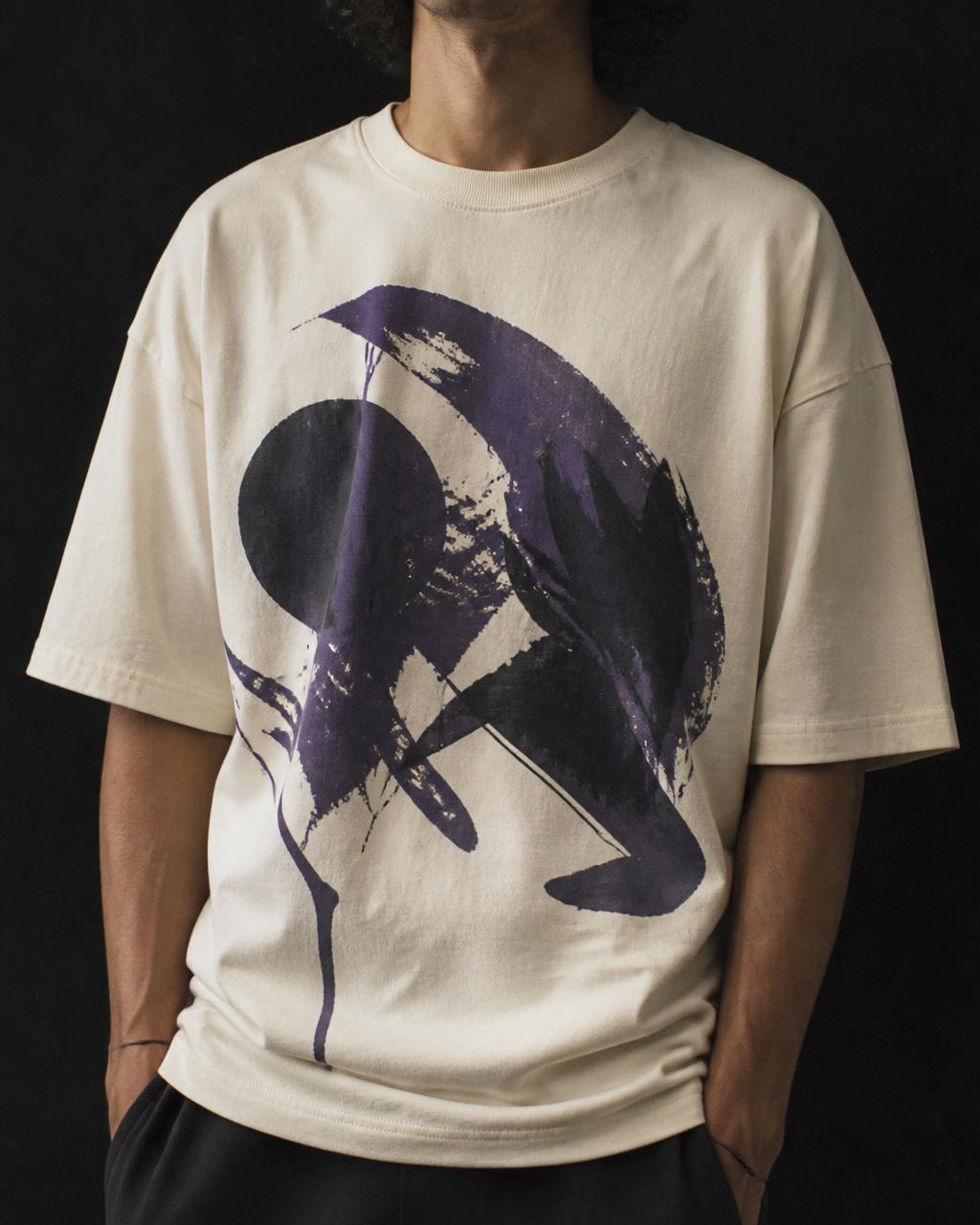 Graphic streetwear T-shirt with a bold print