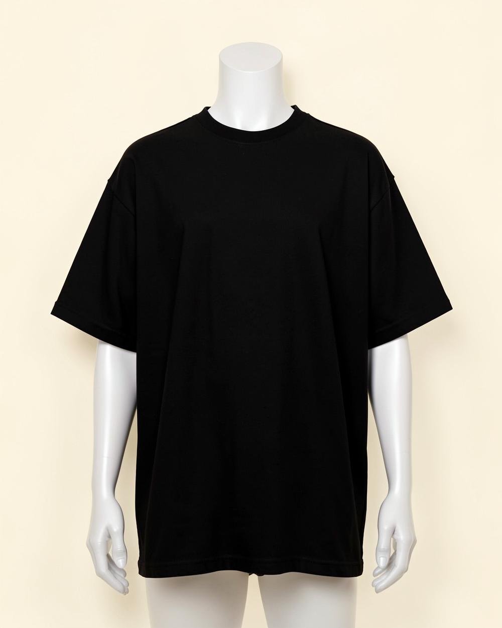 Black graphic T-shirt